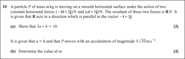 Vector Example Question 5