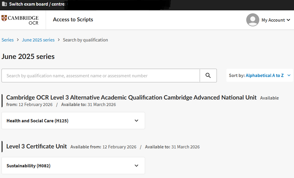 ATS search qualification