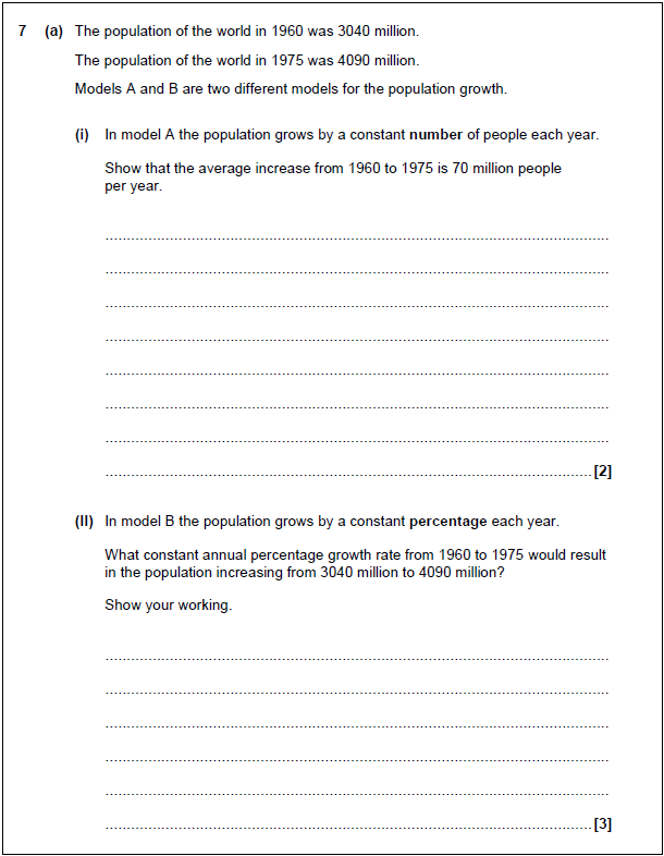 Core maths paper after part 1