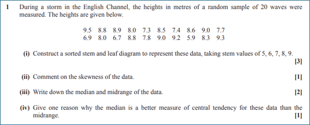 528402 - Question paper - Unit 4766/01 - Statistics 1