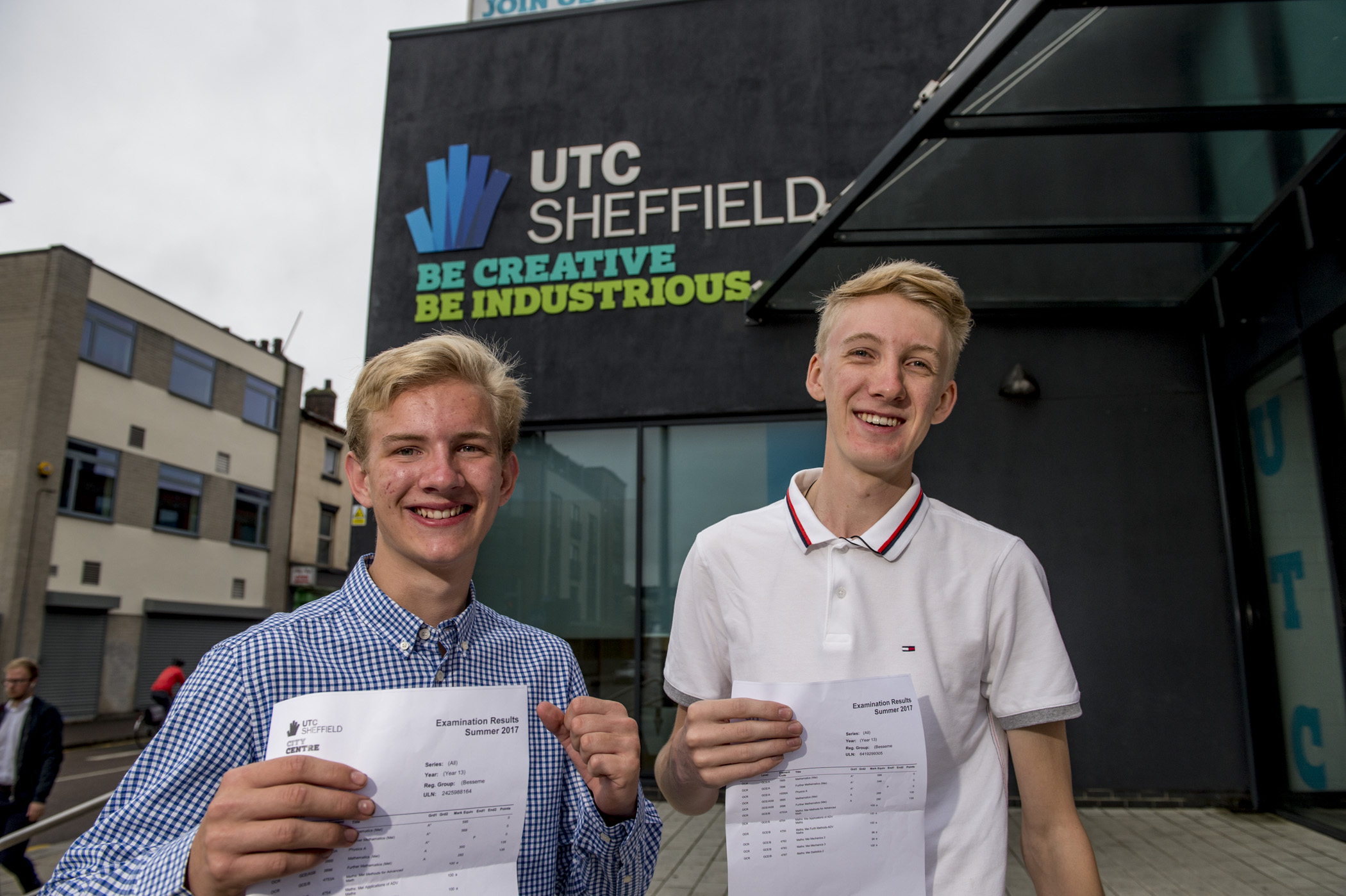  Left to right Oliver Smith & Jake Stuchbury-Wass, UTC Sheffield